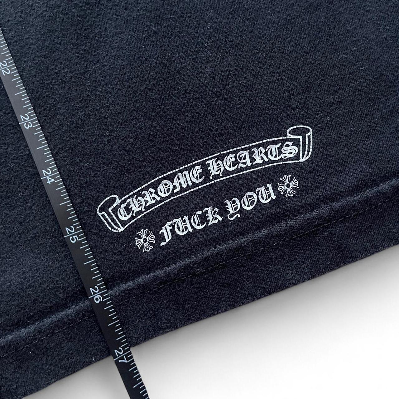 Chrome Hearts Scroll Logo Long Sleeve T-Shirt Black
