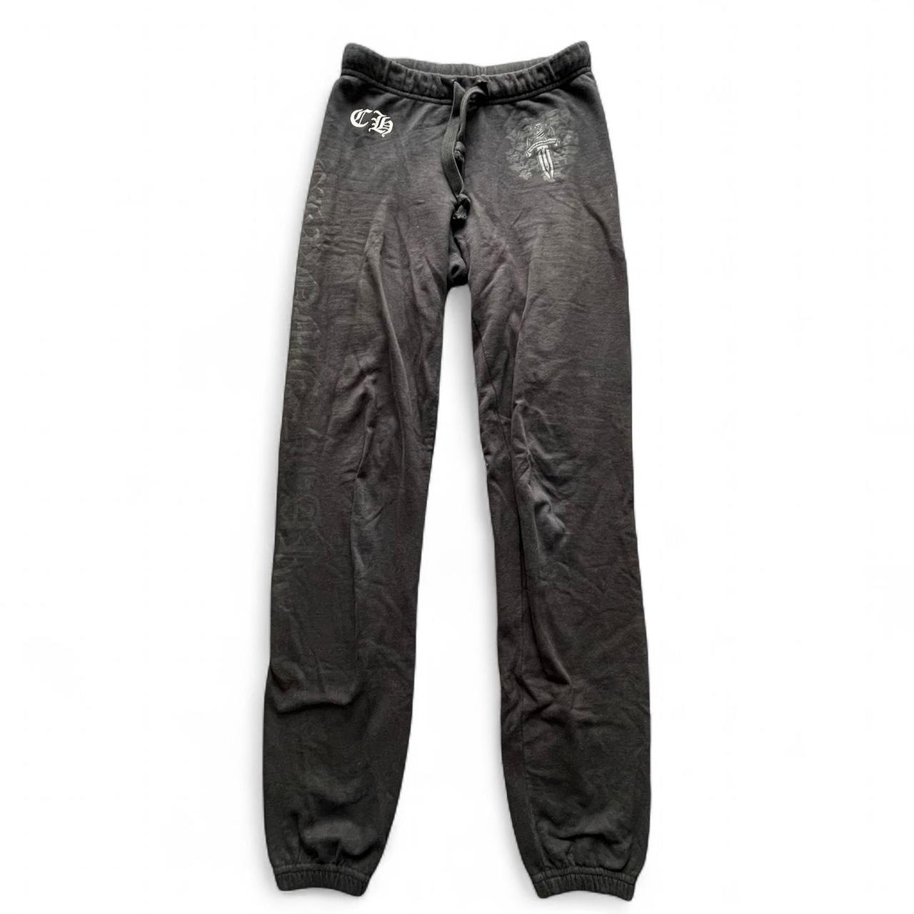 Chrome Hearts Dagger Scroll Logo Vintage Sweatpants