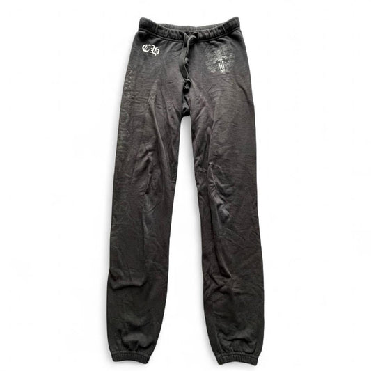 Chrome Hearts Dagger Scroll Logo Vintage Sweatpants