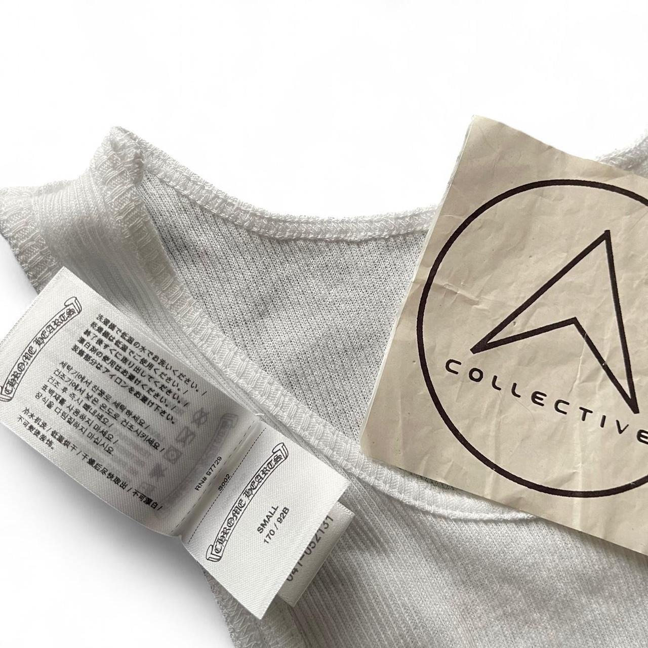 Chrome Hearts White Horseshoe Womens Tank Top Rib - Vest