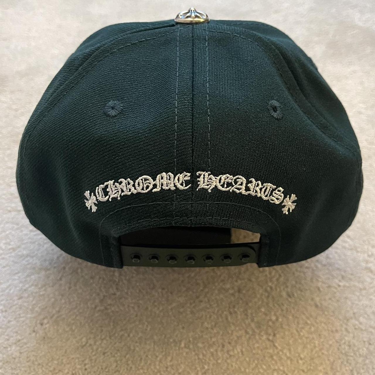 Chrome Hearts CH hat baseball green / white