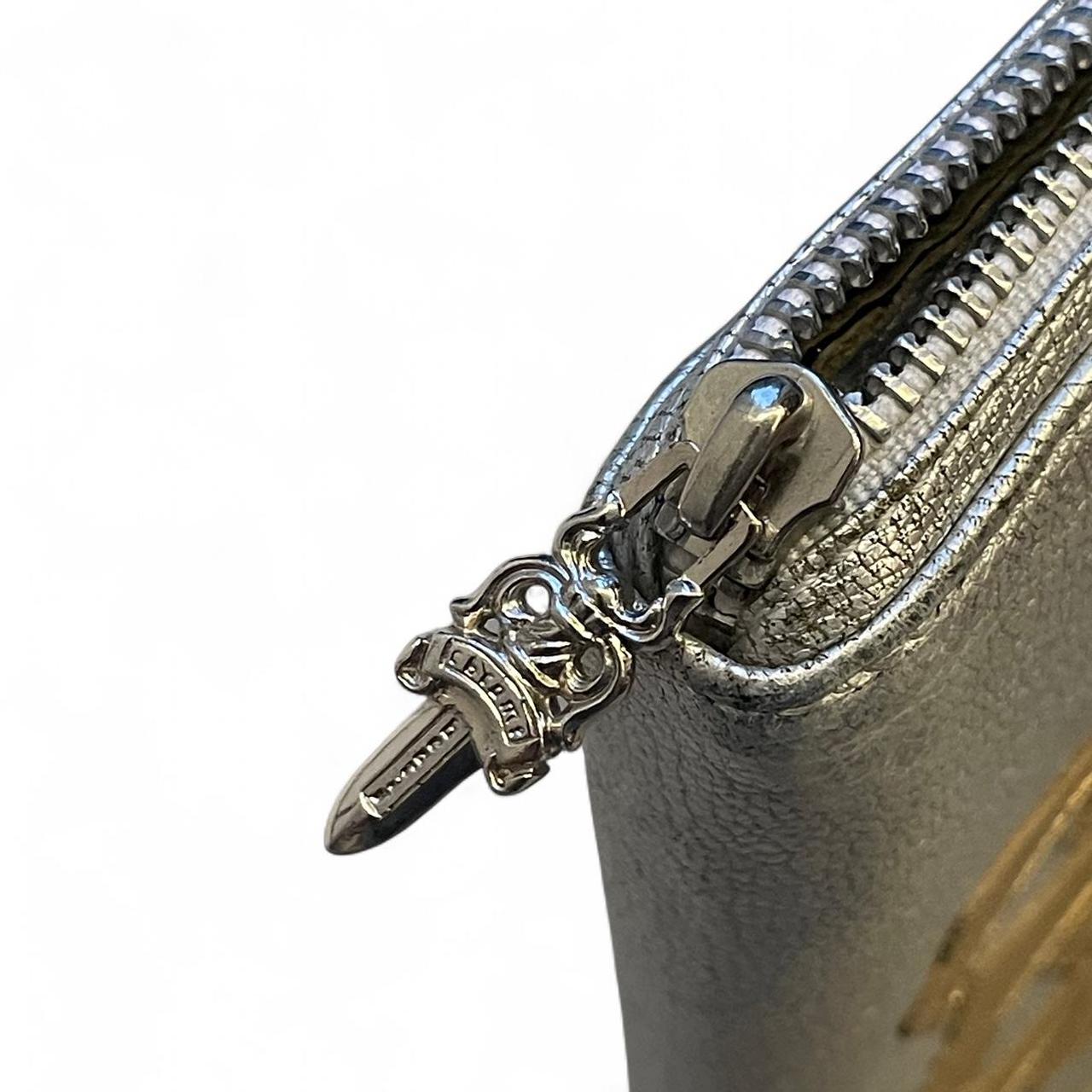 Chrome Hearts Gold Cross Metallic Wallet