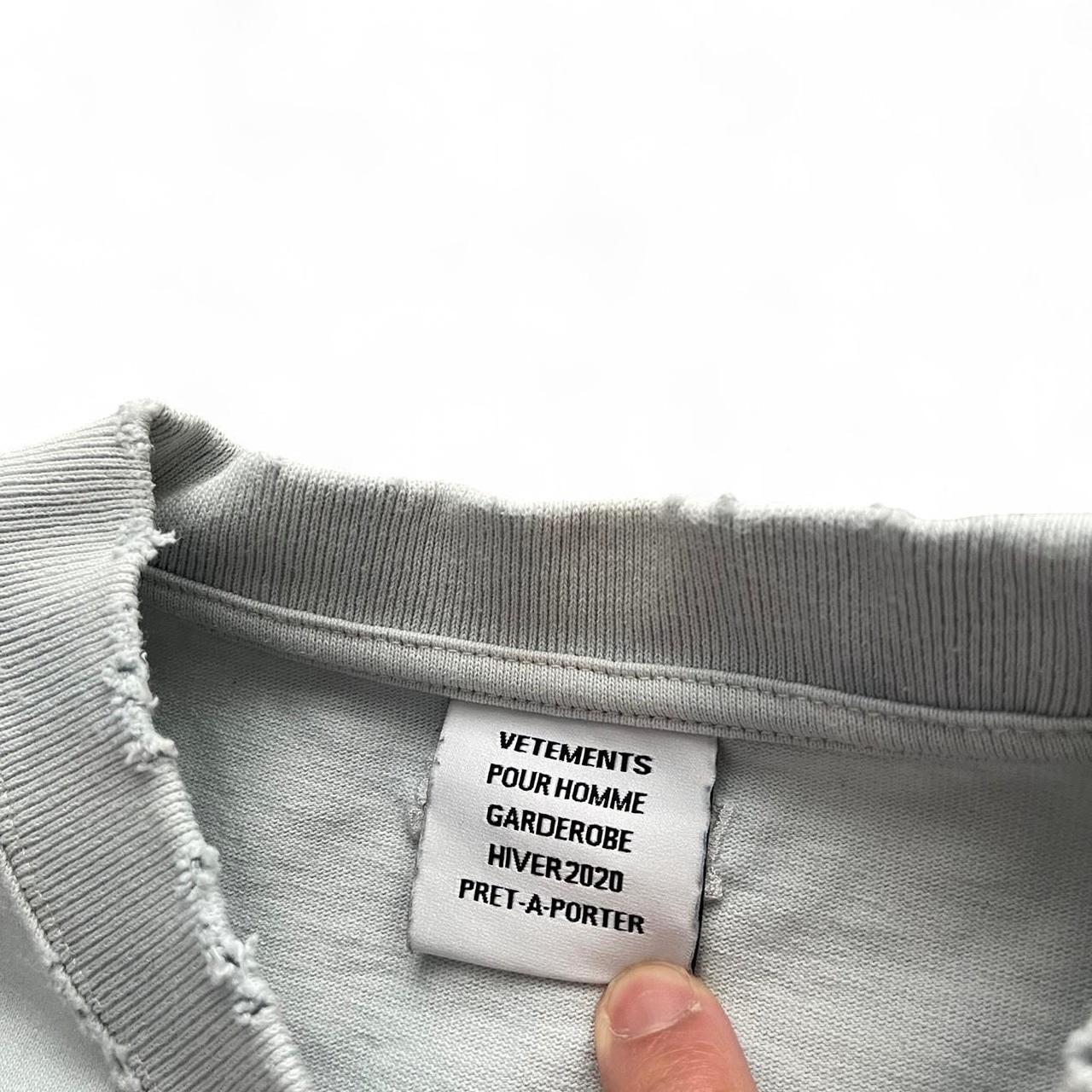 VETEMENTS AW19 SILK ROAD CAMEL LONG SLEEVE TEE