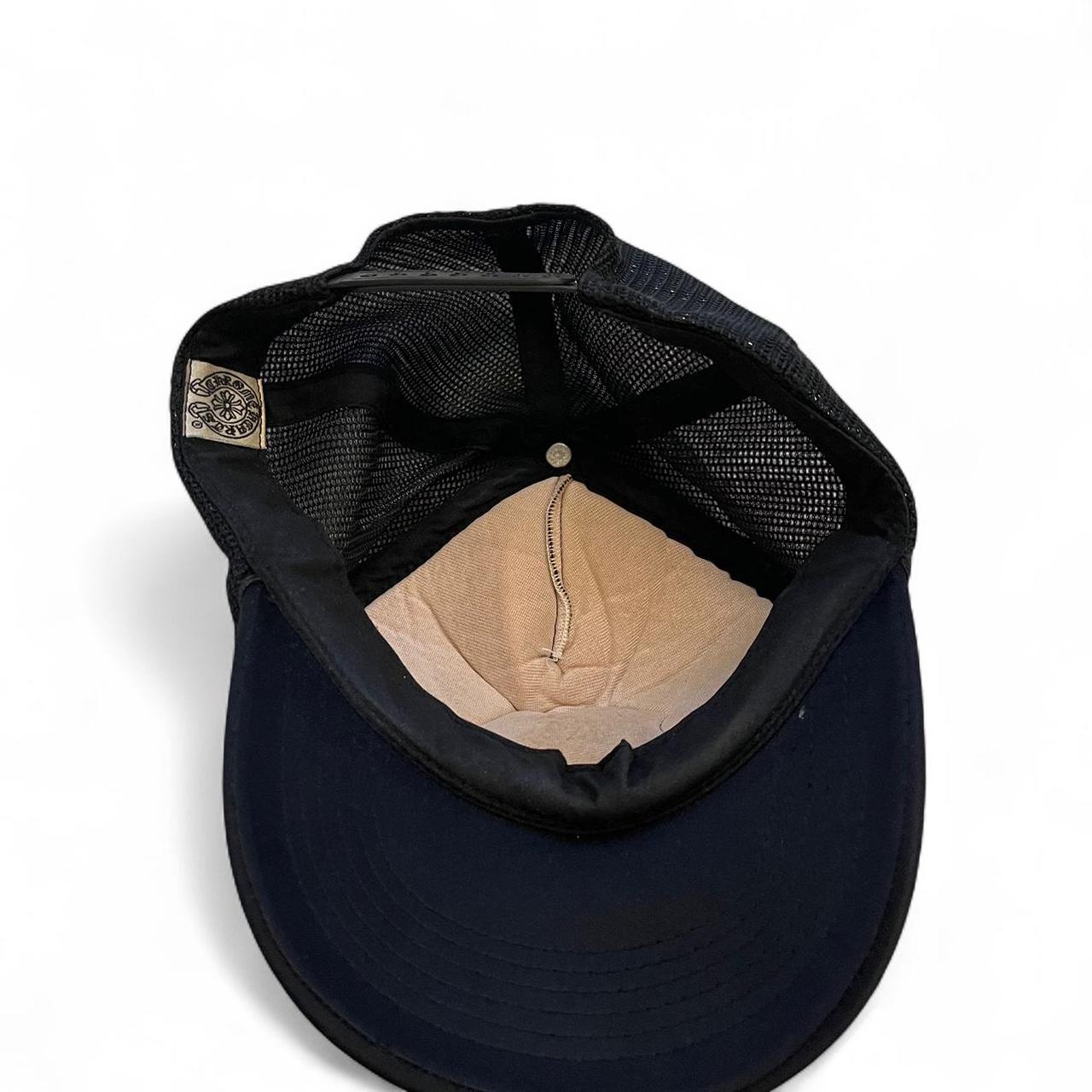 Chrome Hearts Rolling Stones Tongue Patch Trucker Hat Black