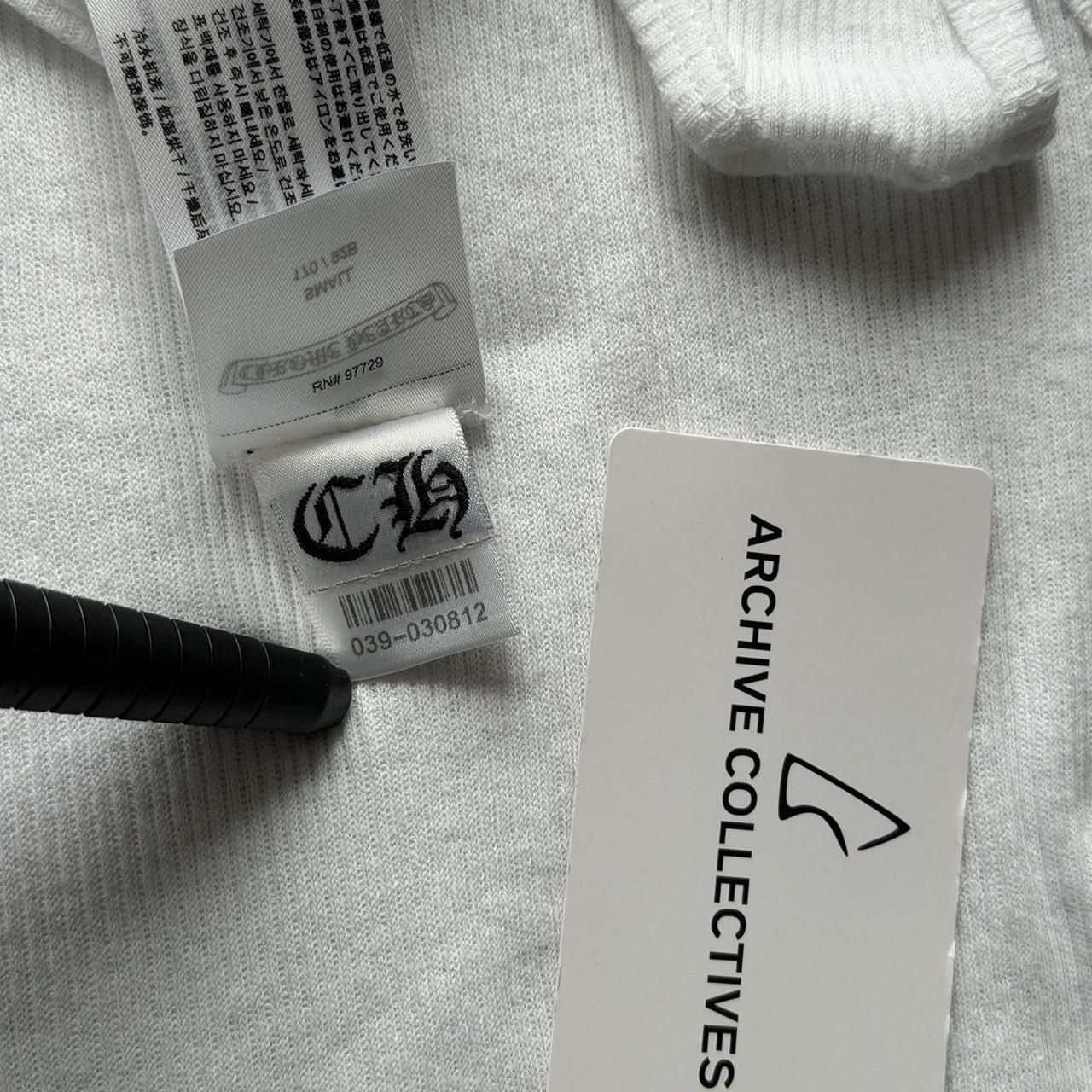 Chrome Hearts Neck Logo Scroll Tank Top White