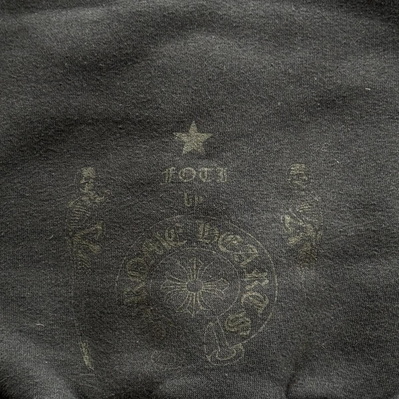 Chrome Hearts Vintage FOTI Red Skull Zip Up Hoodie 90s