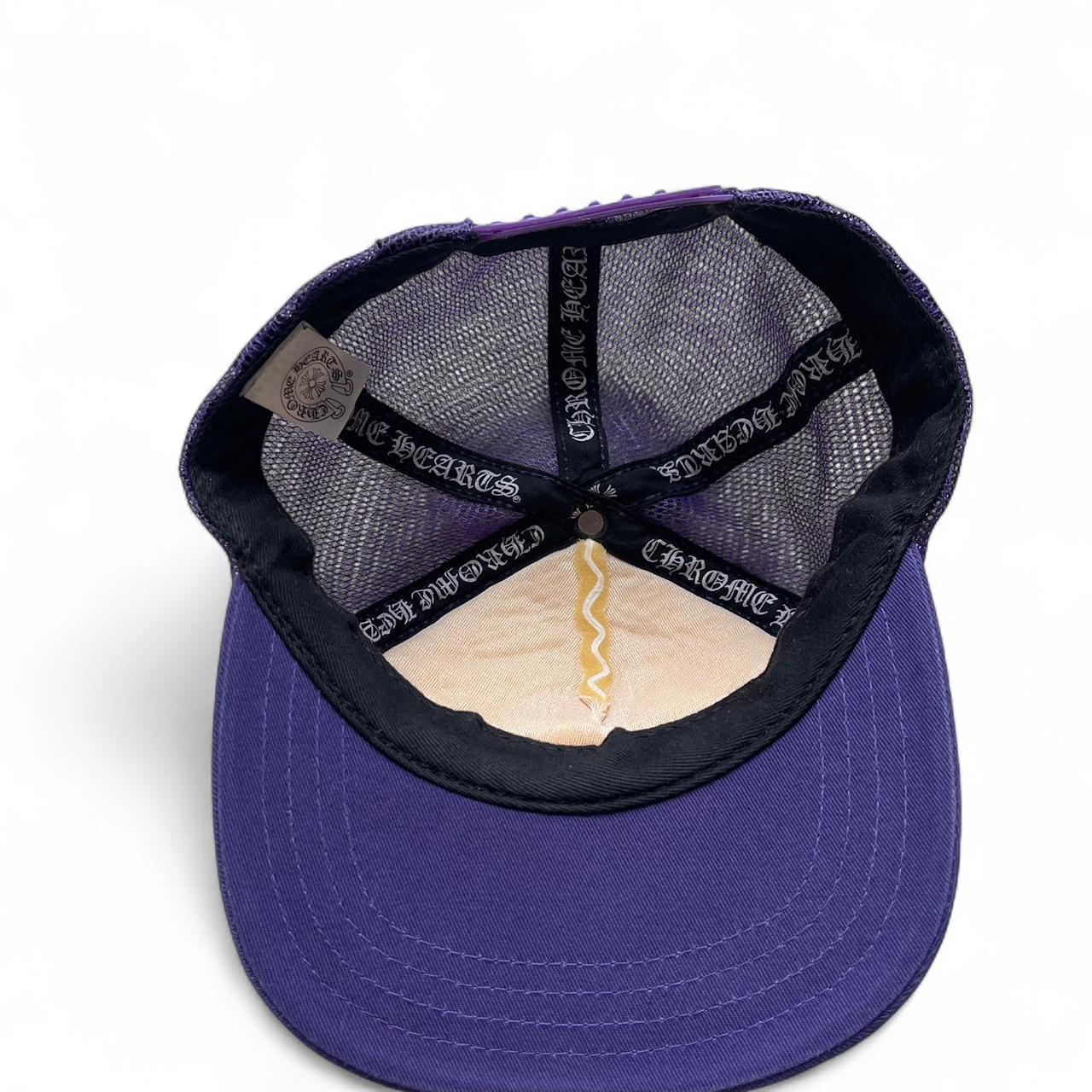 Chrome Hearts CH Hollywood Trucker Hat Purple / Pink
