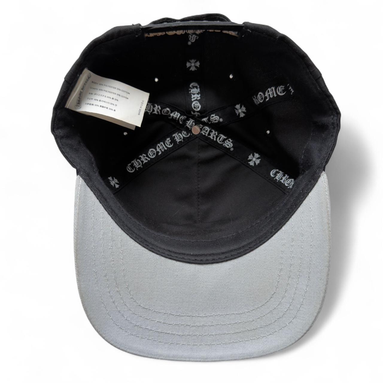 Chrome Hearts CH hat baseball grey / black