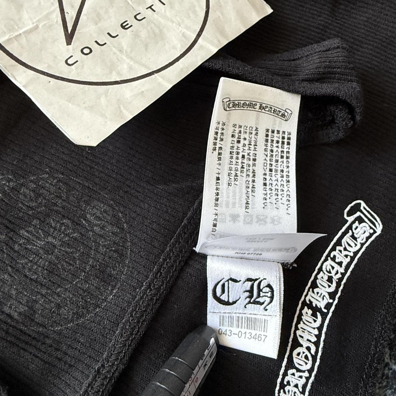 Chrome Hearts Hairy Cross Logo Tank Top Black