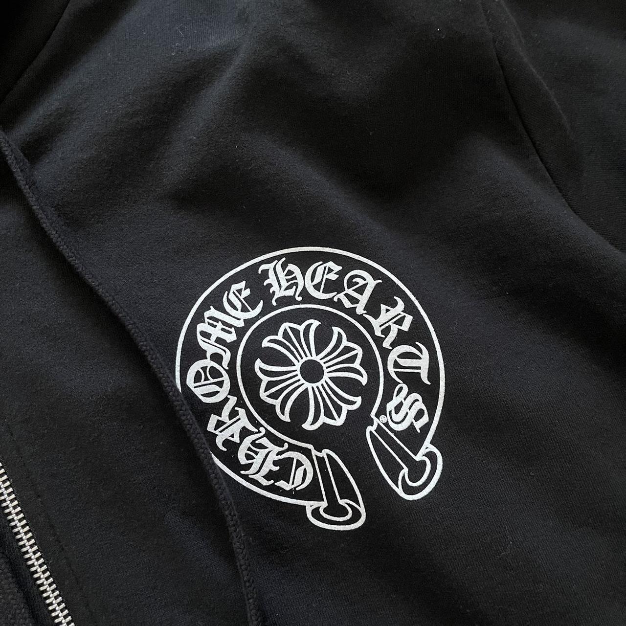 Chrome Hearts London Exclusive Horseshoe Zip Up Hoodie Black