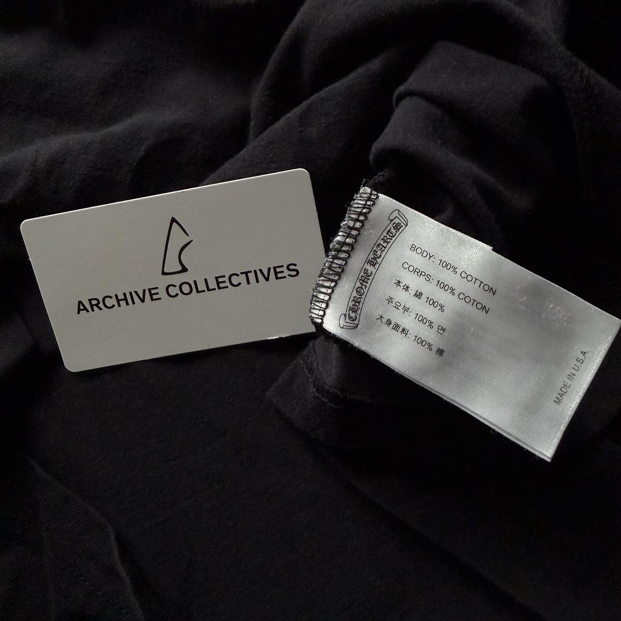 Chrome Hearts Las Vegas Exclusive Floral Horseshoe Long Sleeve T-Shirt