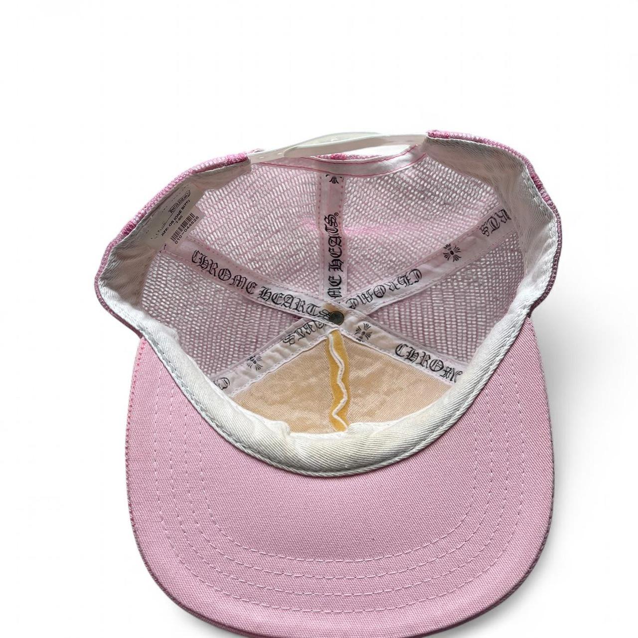 Chrome Hearts CH Hollywood Trucker Hat Pink