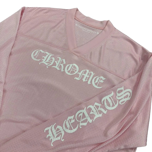 Chrome Hearts Mesh Warm Up Jersey Pink