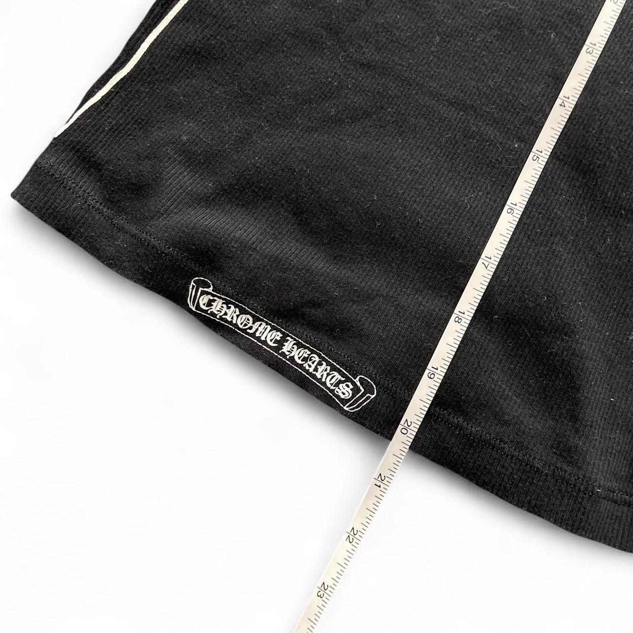 Chrome Hearts T Scroll Cross Logo Vest Black