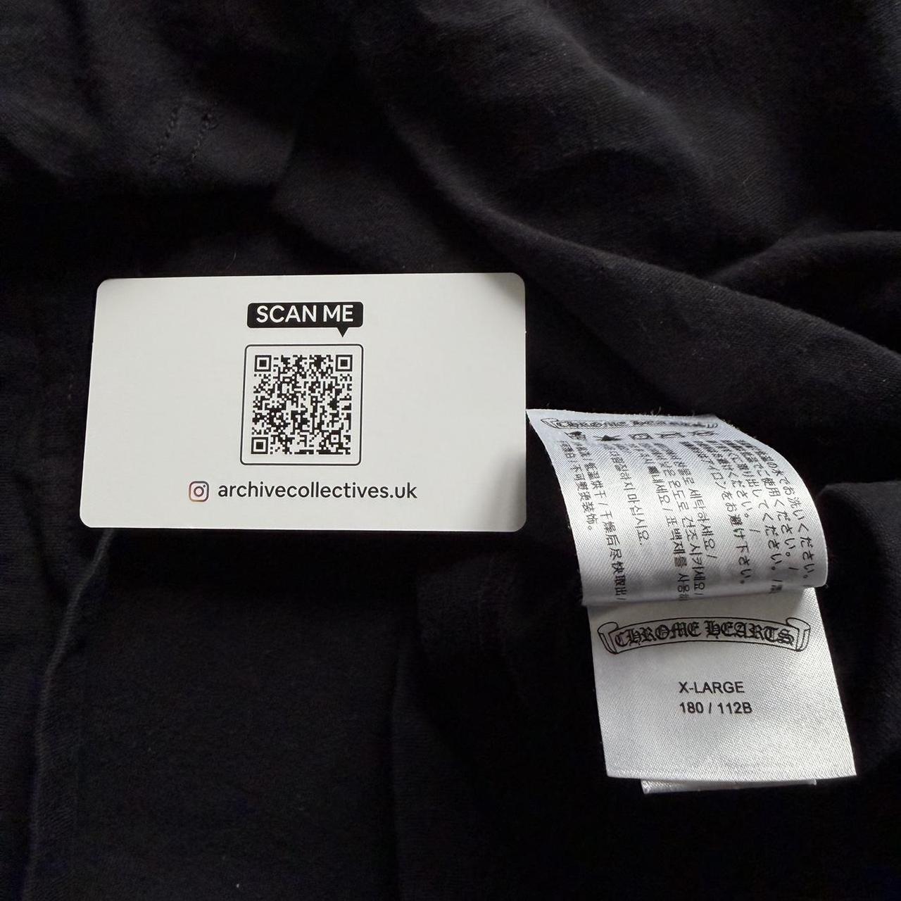 Chrome Hearts Las Vegas Exclusive Floral Horseshoe Long Sleeve T-Shirt