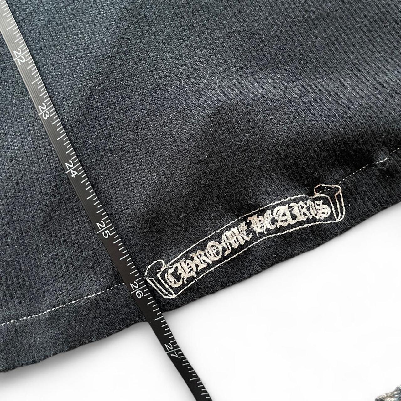 Chrome Hearts T Scroll Cross Logo Vest Black