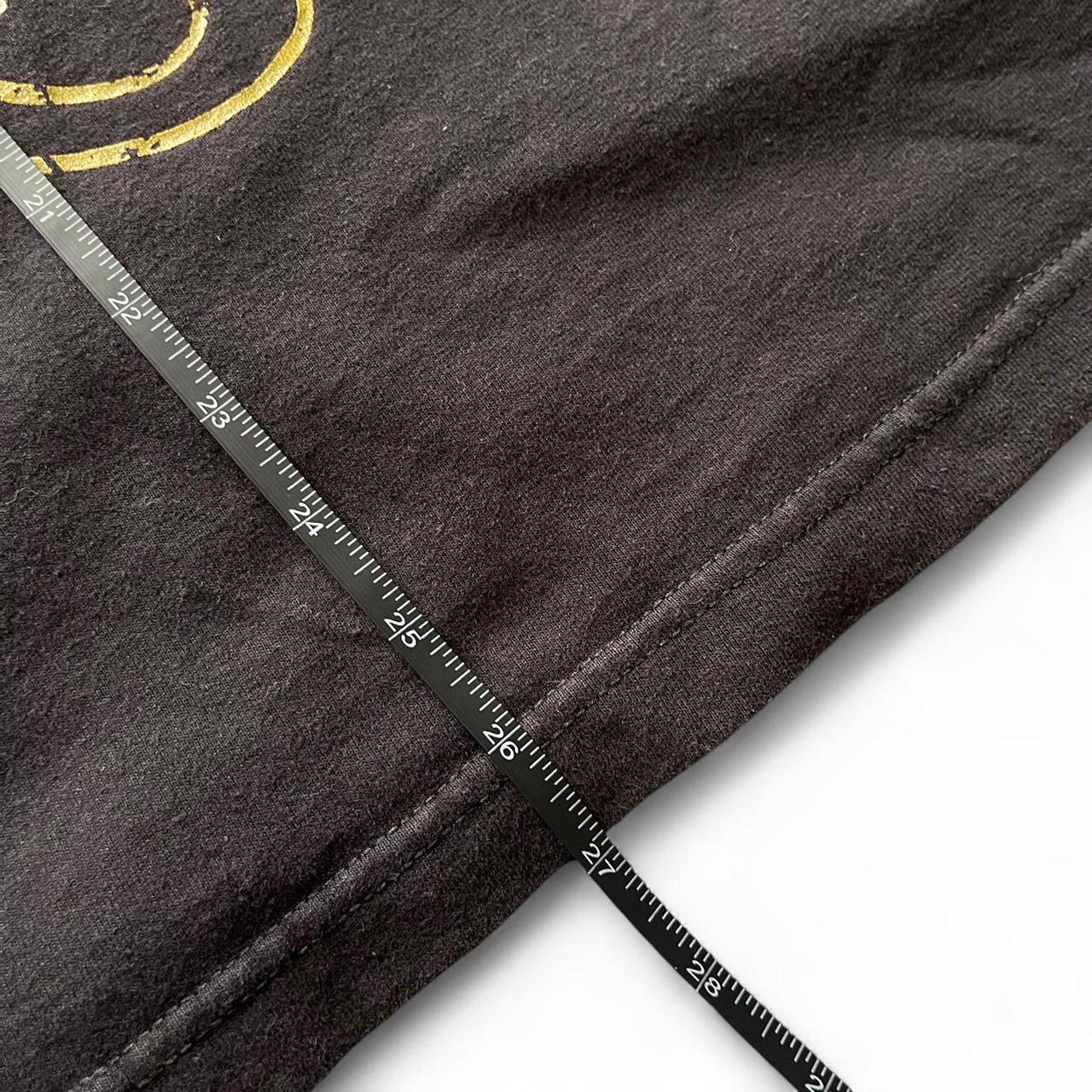 Chrome Hearts Vintage Gold Horseshoe Pocket Tee Black