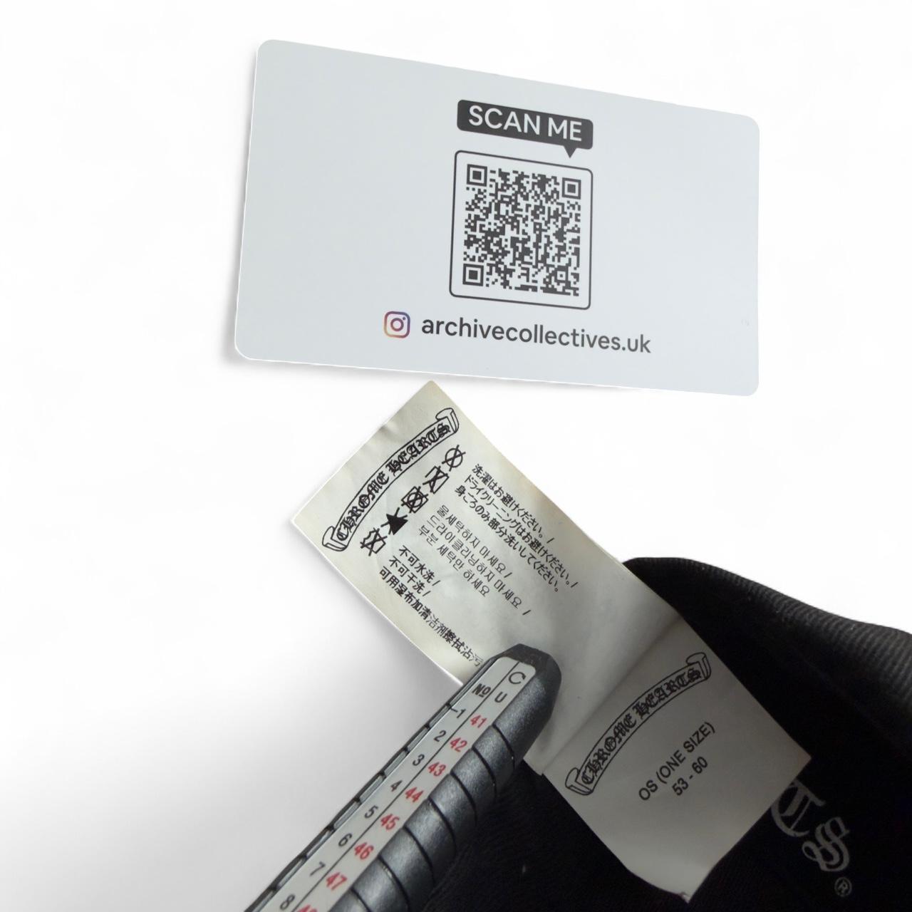 Chrome Hearts CH hat baseball grey / black