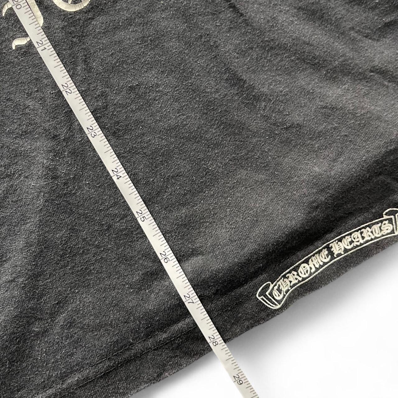 THRASHED! CHROME HEARTS PERFECT FADE 90s FLEUR DES LIS NYC HORSESHOE PRINT