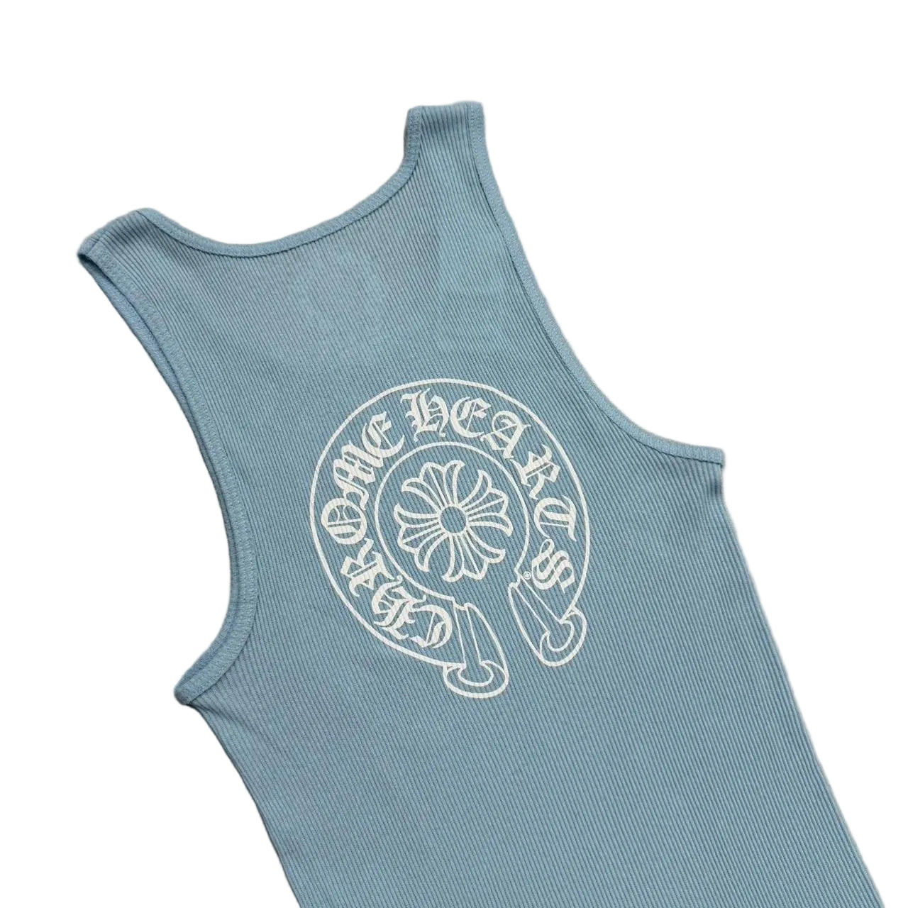 Chrome Hearts Horseshoe Logo Vest Tank Top Blue