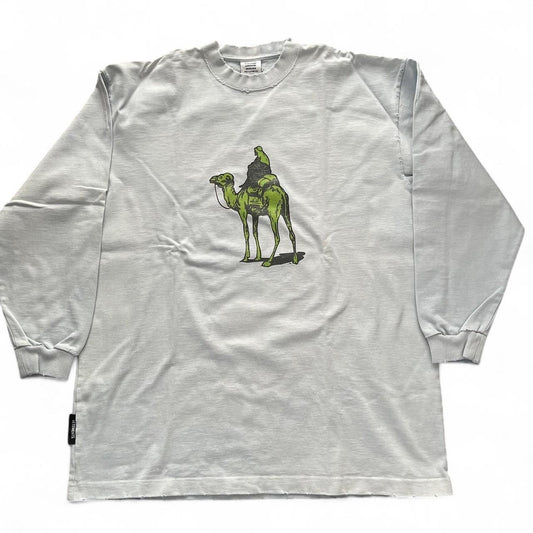VETEMENTS AW19 SILK ROAD CAMEL LONG SLEEVE TEE