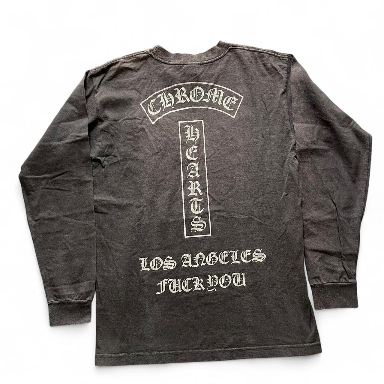 Chrome Hearts Vintage THRASHED PERFECT FADE 90s LOS ANGELES Silver Print