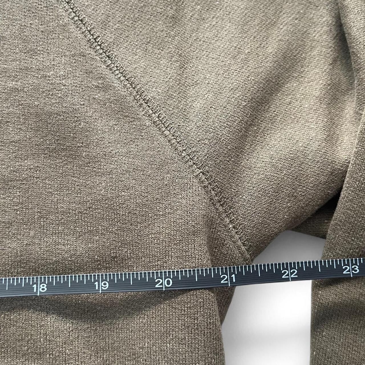 Chrome Hears French Terry ‘Y Not’ Dagger Embroidered Crewneck Khaki Sweater