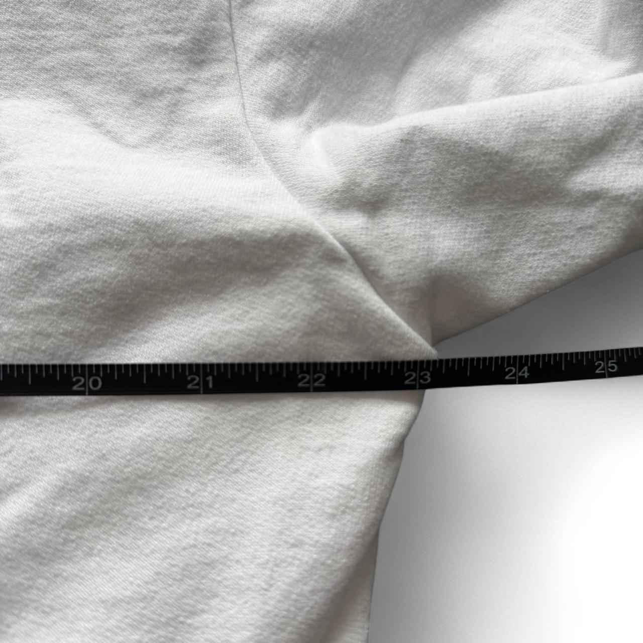 Chrome Hearts White Vertical Logo Zip Up Hoodie