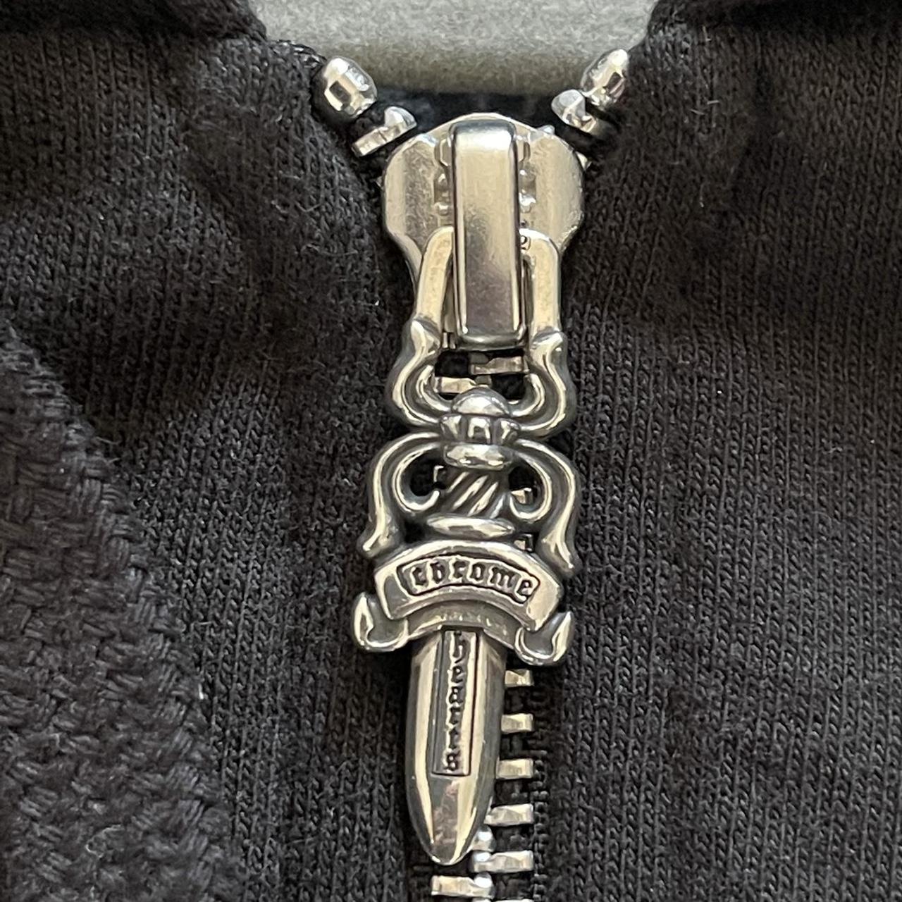 Chrome Hearts London Exclusive Horseshoe Zip Up Hoodie Black