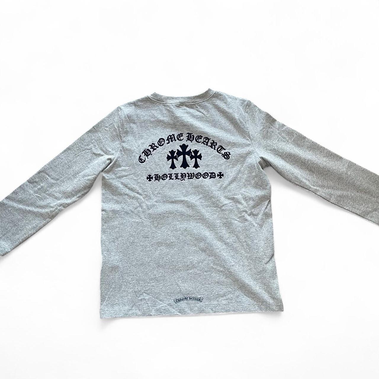 Chrome Hearts Triple Cross Hollywood Long Sleeve Grey (Women’s)