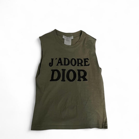 Dior Green J'ADORE Tank Top