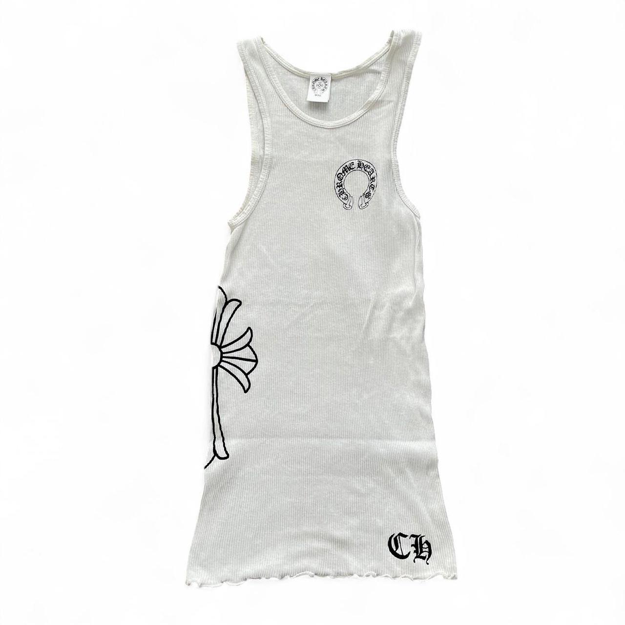 Chrome Hearts Classic Ribbed Horseshoe Vintage Tank Top