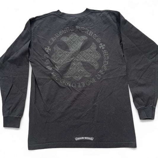Chrome Hearts Exclusive CH Plus Logo Long Sleeve Tee
