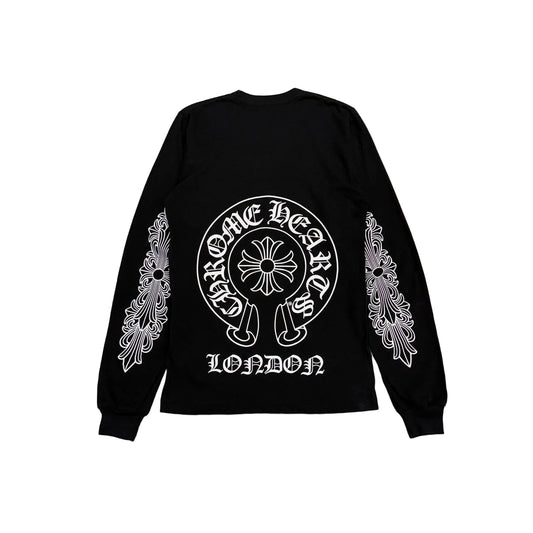 Chrome Hearts London Exclusive Horseshoe Logo LongSleeve Tee