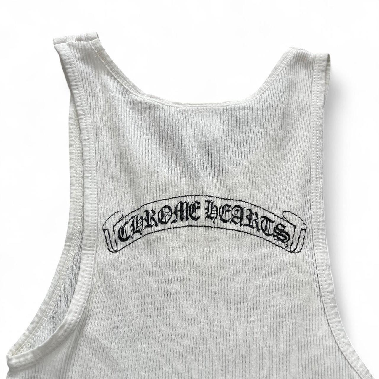Chrome Hearts Classic Ribbed Horseshoe Vintage Tank Top