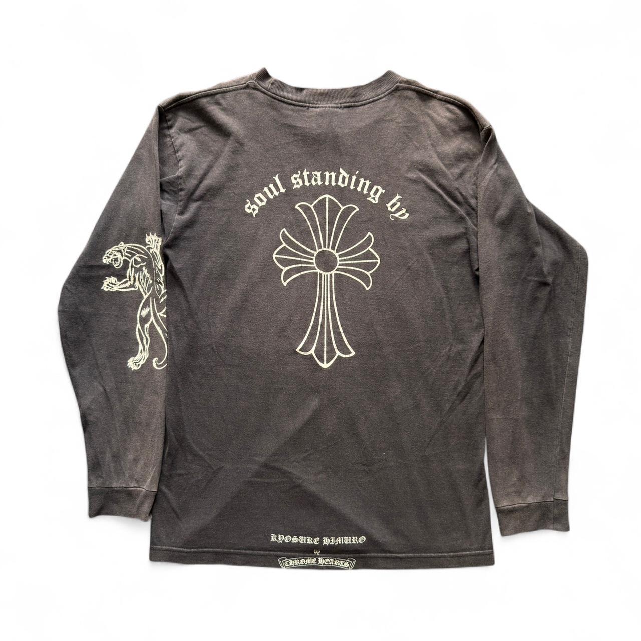 Chrome Hearts x Kyusoke Himuro Vintage Cross Logo ‘Soul Standing by’ LongSleeve Tee
