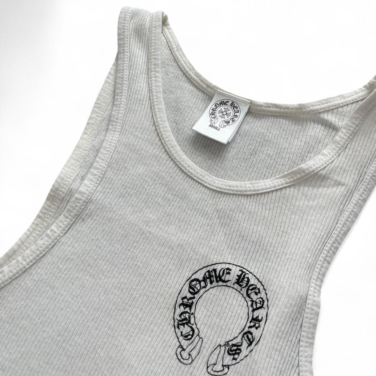 Chrome Hearts Classic Ribbed Horseshoe Vintage Tank Top