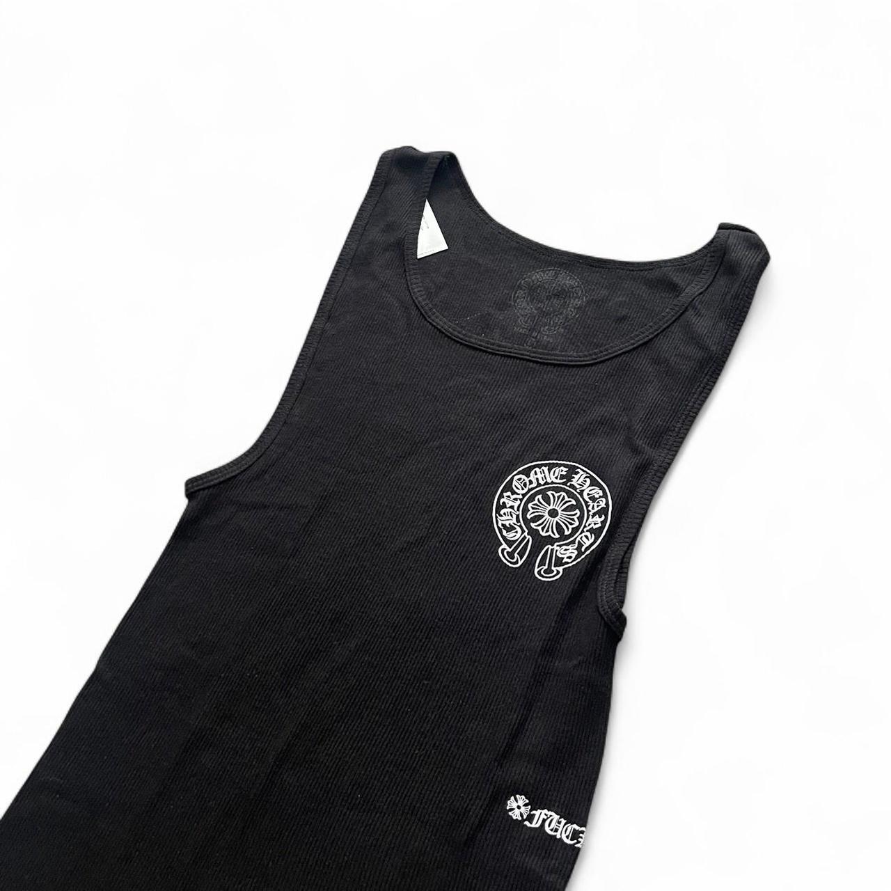 Chrome Hearts Black Horseshoe Womens Tank Top Vest