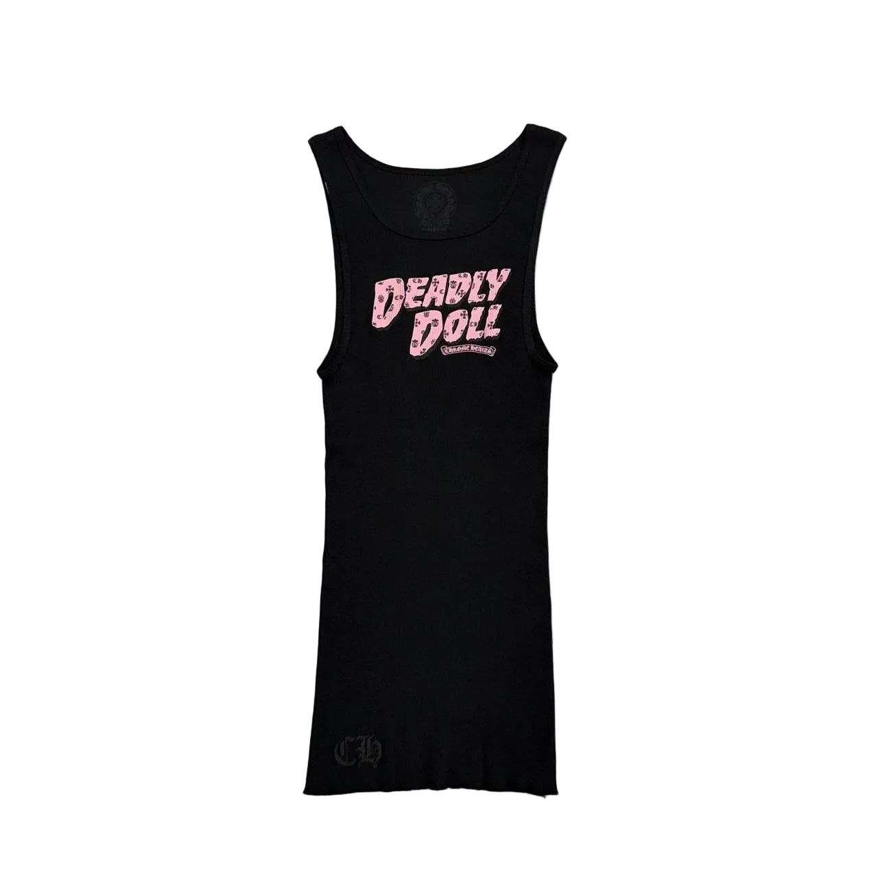 Chrome Hearts Deadly Doll Jessie Jo Stark Cemetery Logo Vest Dress