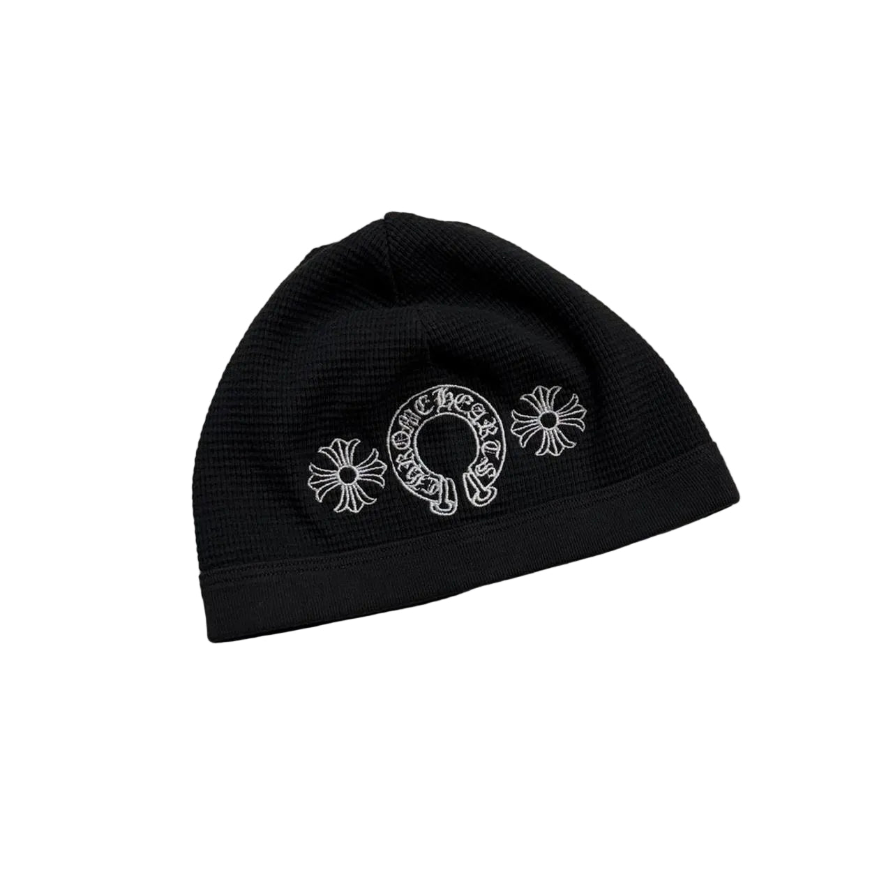 Chrome Hearts Horseshoe Logo Thermal Skully Skull Cap Beanie