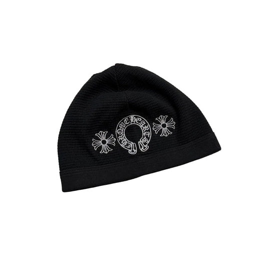 Chrome Hearts Horseshoe Logo Thermal Skully Skull Cap Beanie