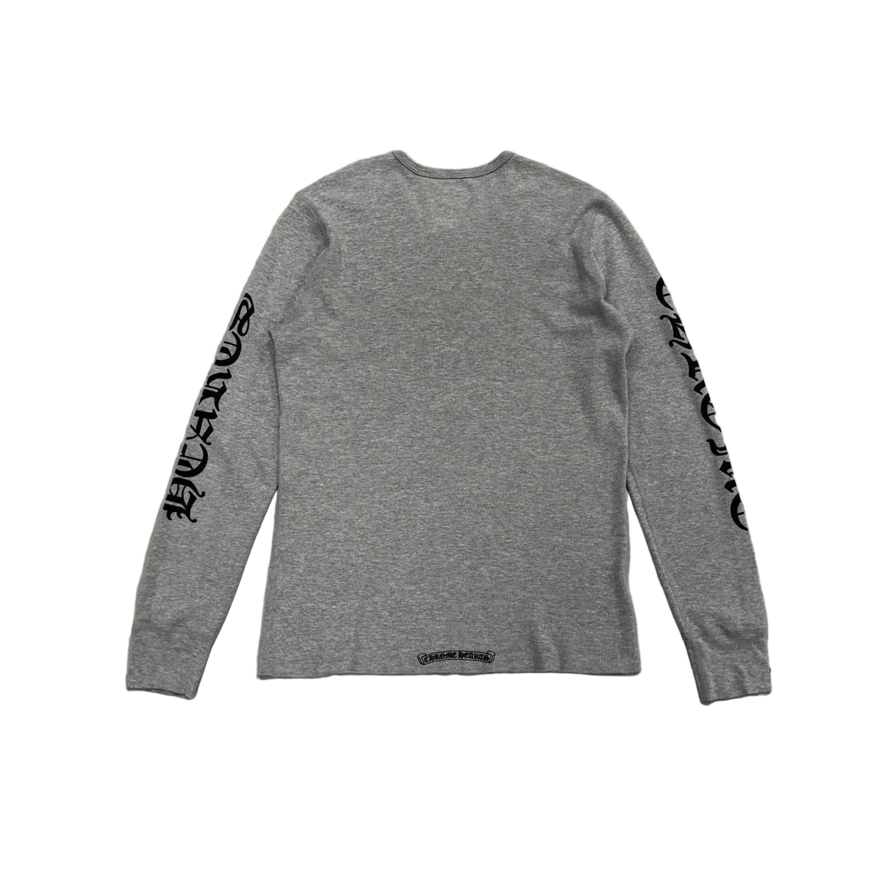 Chrome Hearts Scroll Logo Thermal Waffle Longsleeve