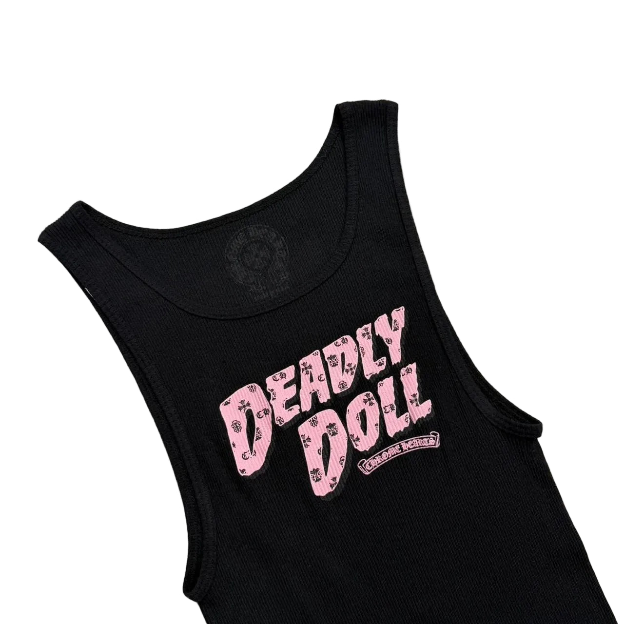 Chrome Hearts Deadly Doll Jessie Jo Stark Cemetery Logo Vest Dress