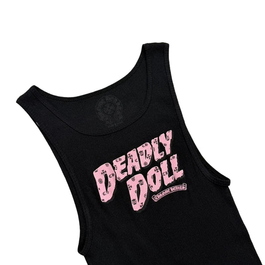 Chrome Hearts Deadly Doll Jessie Jo Stark Cemetery Logo Vest Dress