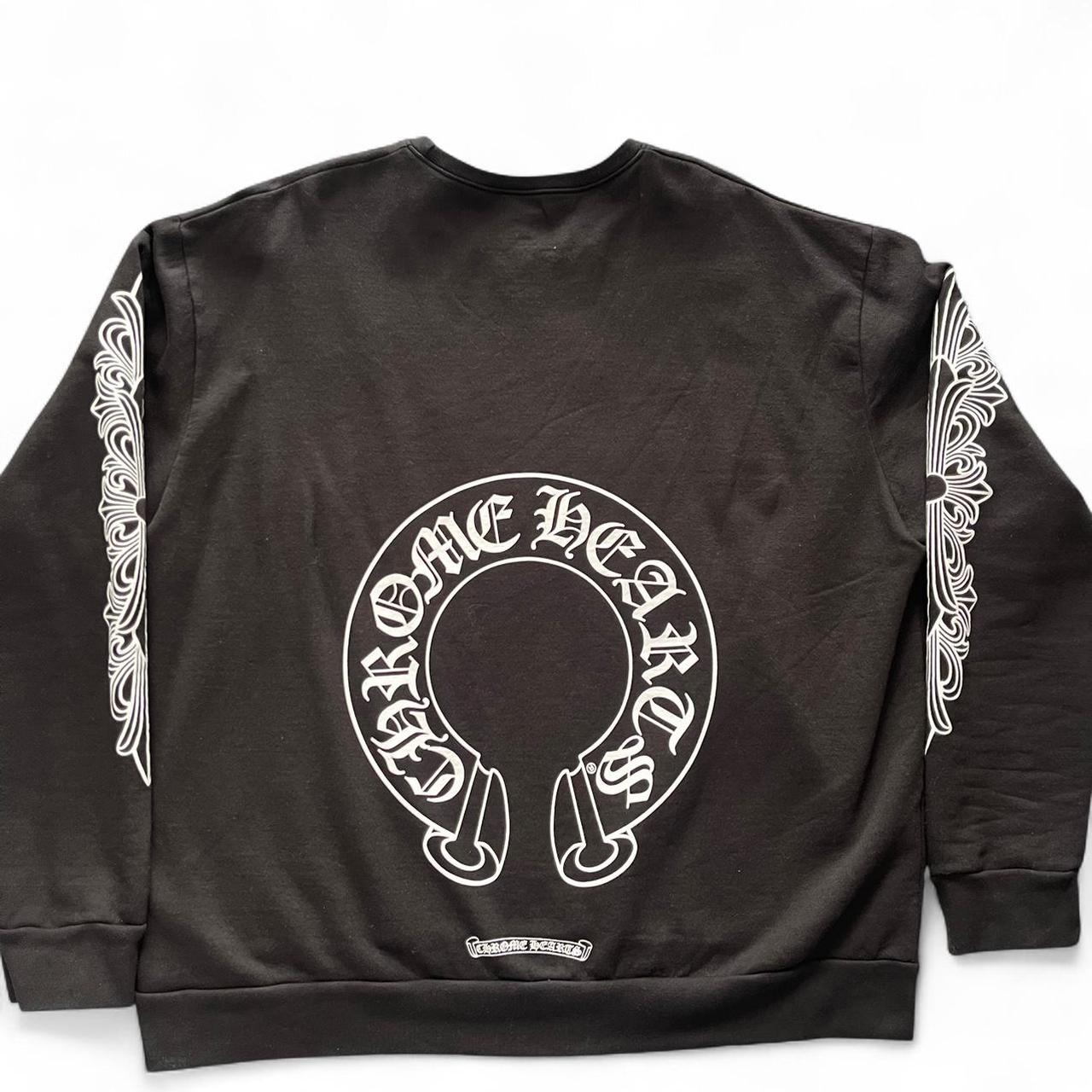Chrome Hearts Horseshoe Logo Sweater Sweatshirt Jumper Black