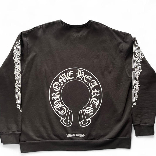 Chrome Hearts Horseshoe Logo Sweater Sweatshirt Jumper Black
