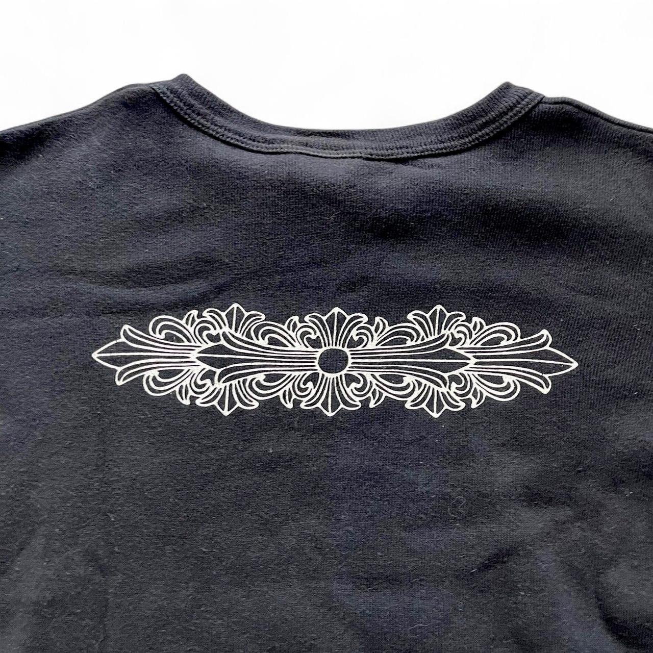 Chrome Hearts Floral Crop Vintage T-shirt