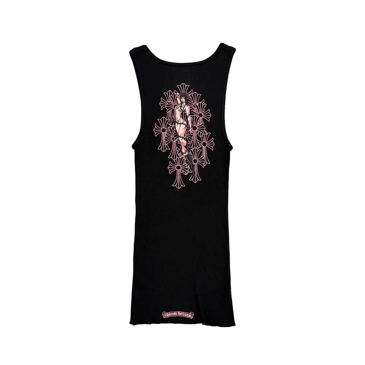 Chrome Hearts Deadly Doll Jessie Jo Stark Cemetery Logo Vest Dress