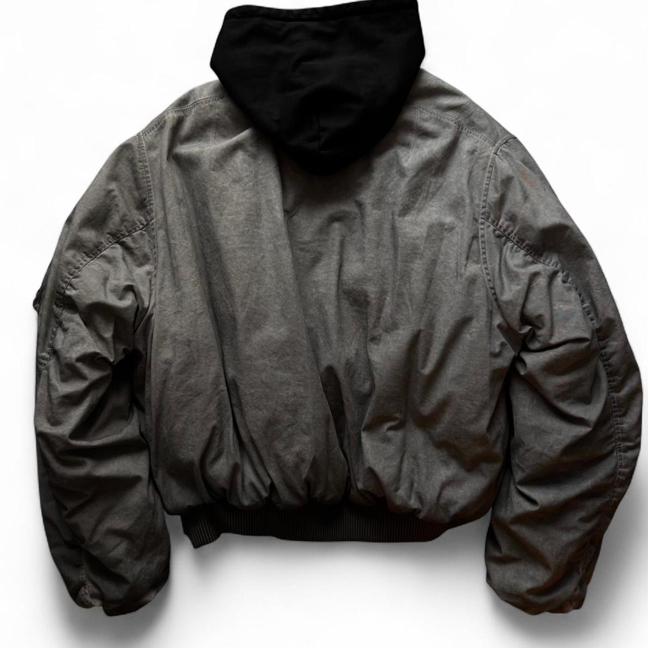 Ktwo Studios Reversible Dyed Hooded Bomber Jacket