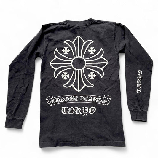 Chrome Hearts Tokyo Exclusive Cross Logo Long Sleeve T